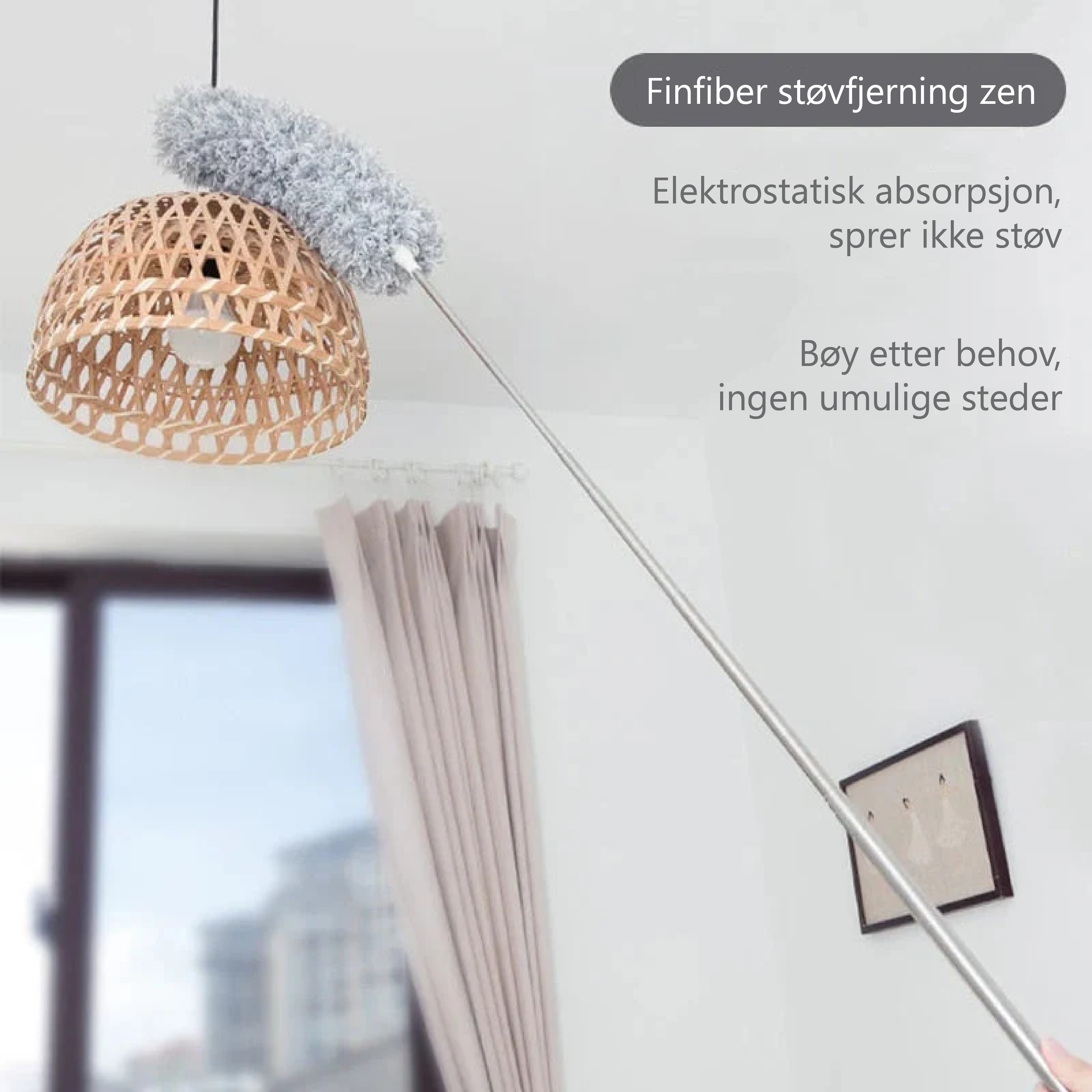 Uttrekkbar Rengjøring Duster (Opptil 3 meter)