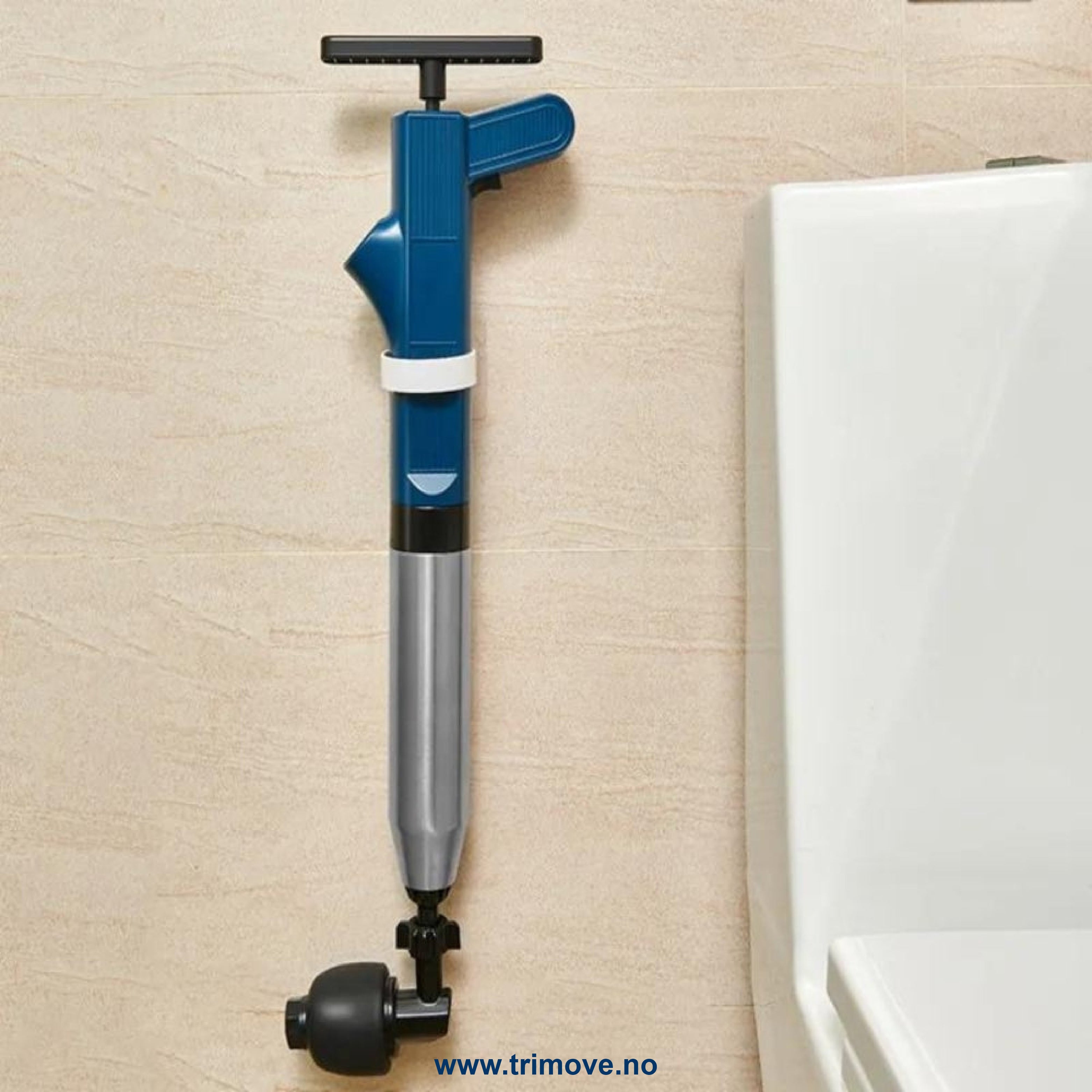 Forbedret Turbo Air Pressure Plunger 2.0™ - Fjerner alle tilstoppinger!