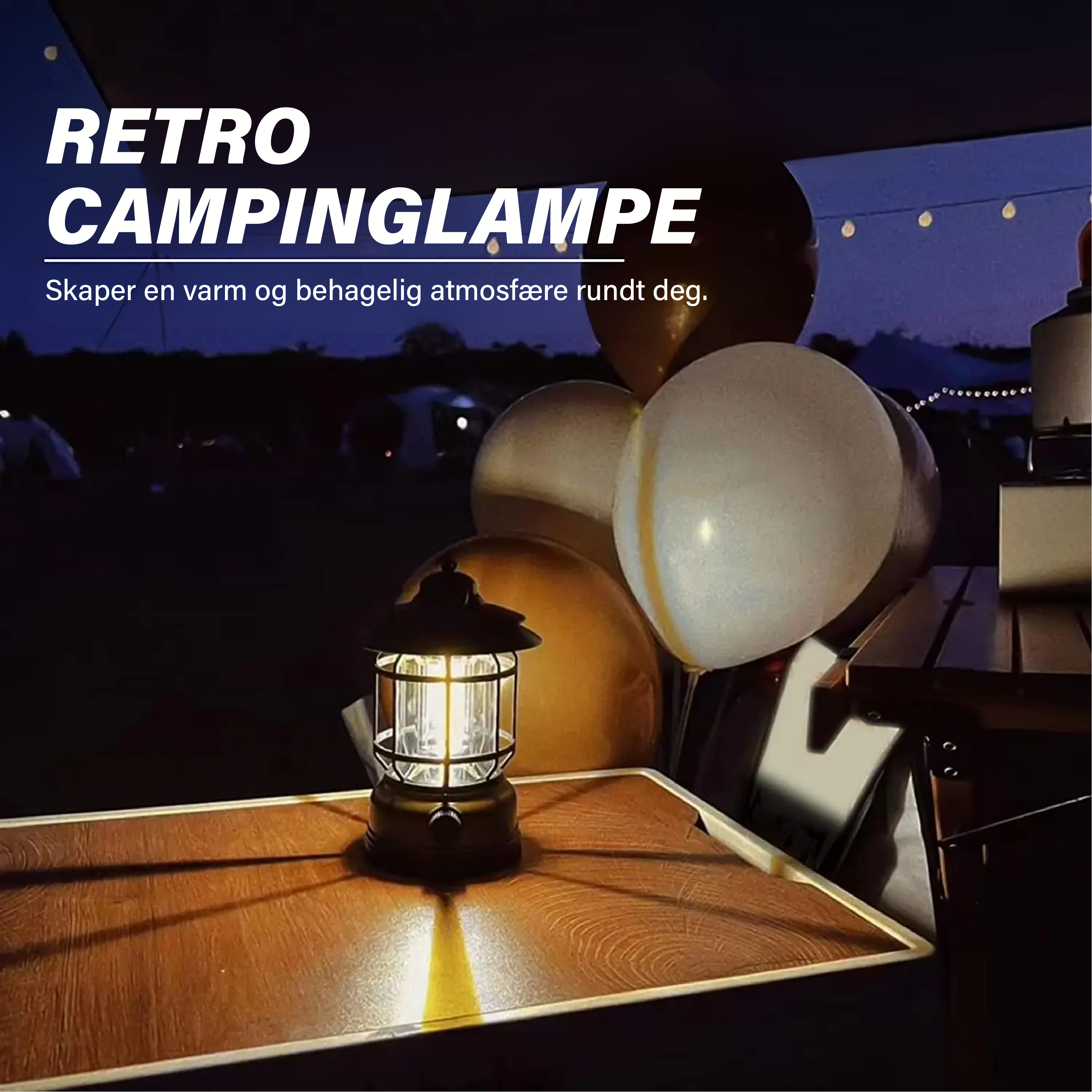 Ledsen™ - Bærbar retro SMART-lampe